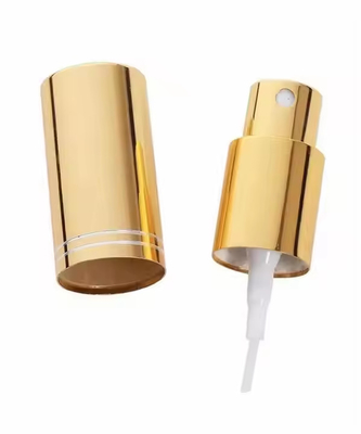 Pulverizador de niebla fina de plástico y aluminio 18/410 para botellas de perfumes de colores vibrantes