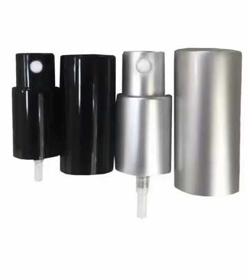 Pulverizador de niebla fina de plástico y aluminio 18/410 para botellas de perfumes de colores vibrantes
