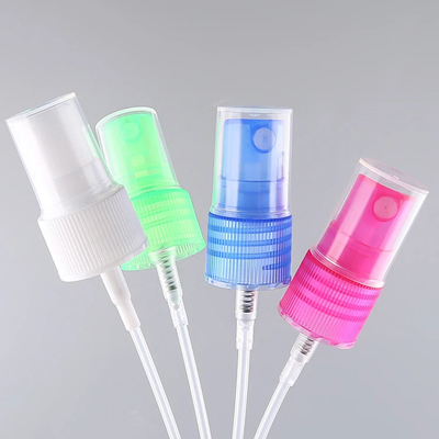 18 / 410 Pulverizador de niebla fina de plástico para botellas de varios colores tornillo