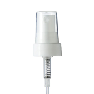 Blanco clásico doble paso 18 / 410 rociador de niebla fina para plástico cosmético y duradero tipo PP