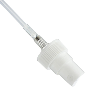 Blanco clásico doble paso 18 / 410 rociador de niebla fina para plástico cosmético y duradero tipo PP