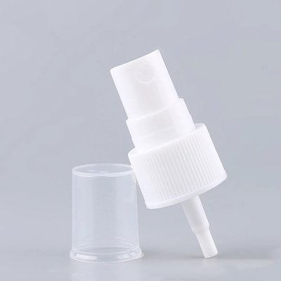Blanco clásico doble paso 18 / 410 rociador de niebla fina para plástico cosmético y duradero tipo PP