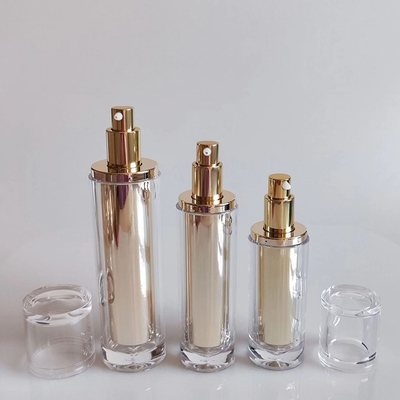 Envases de cosméticos acrílicos vacíos de lujo 30ml 50ml 100ml y frascos 30g 50g