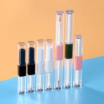 Tubo doble personalizado 1.2ml 2.5ml 1.8g para tubo de brillo para labios o tubo de lápiz labial o delineador de ojos