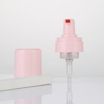 Dispensador de bomba de espuma de color personalizado de PP con tapa para tamaño de cuello de 42/43 mm