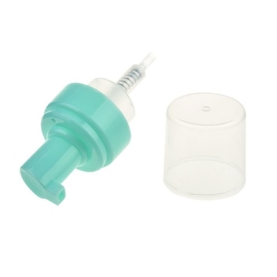 Dispensador de bomba de espuma de color personalizado de PP con tapa para tamaño de cuello de 42/43 mm
