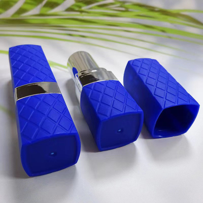 Contenedor de tubo de lápiz labial púrpura personalizado para una solución de envasado cosmético de moda