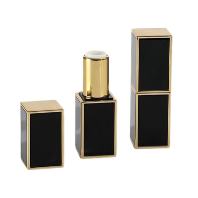 8g Contenedor de tubo de lápiz labial de forma cuadrada con logotipo personalizable e impresión en pantalla