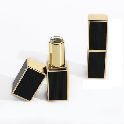 8g Contenedor de tubo de lápiz labial de forma cuadrada con logotipo personalizable e impresión en pantalla