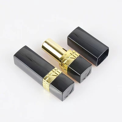 Rojo Negro Medio Electroplating 5g tubo de lápiz labial para el paquete cosmético