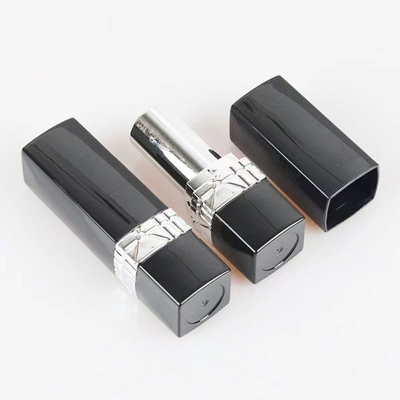 Rojo Negro Medio Electroplating 5g tubo de lápiz labial para el paquete cosmético
