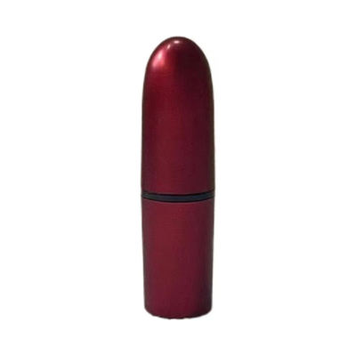 Forma de bala 5g tubo de lápiz labial electroplacado de aluminio para cosméticos