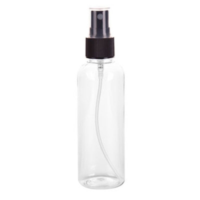 Perfume 100 ml botella de pulverización para limpieza lavado cuidado de la piel en plástico PET de varios colores