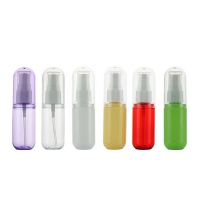 Botella de plástico de 30 ml de diseño oval especial para productos líquidos en envases cosméticos