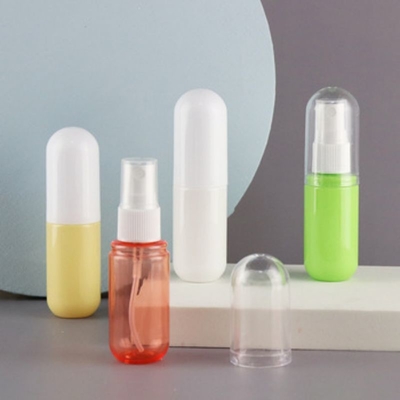 Botella de plástico de 30 ml de diseño oval especial para productos líquidos en envases cosméticos