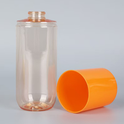 Botella de plástico de PET de 150 ml con tapa de tapa de cartón de 15 mm