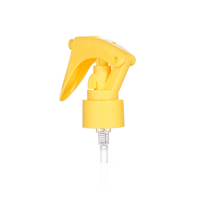Color amarillo 24 / 410 Mini pulverizador de plástico con diseño de plectro