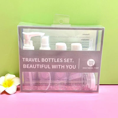 Juego de botellas portátiles mini con pulverizador de gatillo a prueba de fugas, con tamaños de cuello 20/410 y 28/410 para vacaciones y viajes de negocios