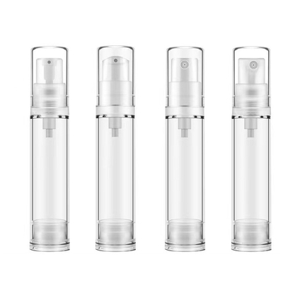 Impresión en pantalla 10 ml Botella de bomba sin aire Loción Niebla Spray Spray Sprayer Embalaje cosmético