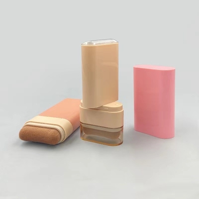 20G plástico personalizado Blush Stick Contenedor vacío de ambos lados desodorante y cepillo