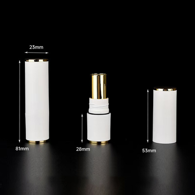 4G tubo de lápiz labial embalaje cosmético vacío con anillo de sello colores personalizados y material plástico