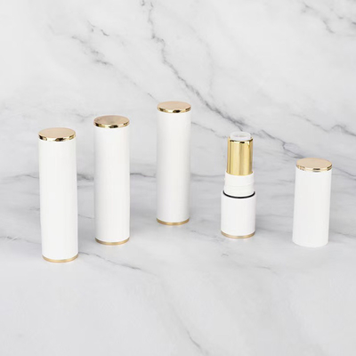 4G tubo de lápiz labial embalaje cosmético vacío con anillo de sello colores personalizados y material plástico