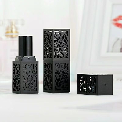 Elegantes cuadrados de plástico chinoiserie estuches de lápiz labial para recipientes de bálsamo labial