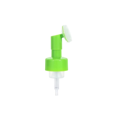 Bomba de espuma de plástico personalizada de 42/43 mm con cepillo de silicona