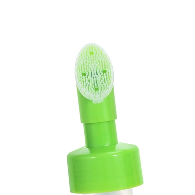 Bomba de espuma de plástico personalizada de 42/43 mm con cepillo de silicona