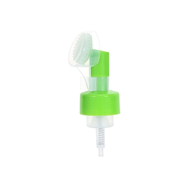 Bomba de espuma de plástico personalizada de 42/43 mm con cepillo de silicona