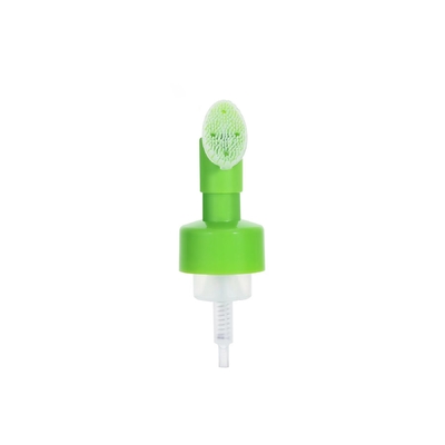 Bomba de espuma de plástico personalizada de 42/43 mm con cepillo de silicona