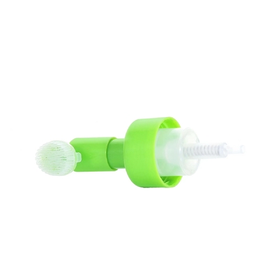 Bomba de espuma de plástico personalizada de 42/43 mm con cepillo de silicona