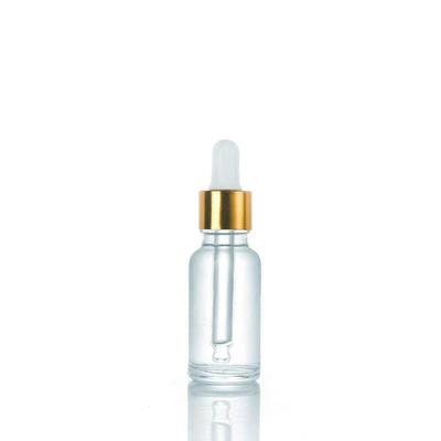Venta al por mayor 15ML 30ML 50ML Botella de vidrio de aceite esencial Embalaje vacío con tapa de goteo y pipeta de vidrio