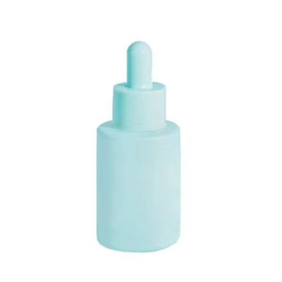 Botella de aceite esencial vacía de vidrio de macarrones personalizada con tapa de goteo