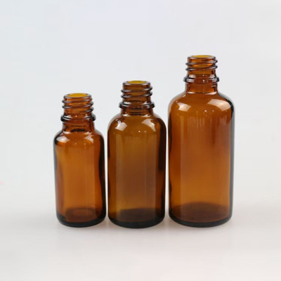 Venta al por mayor de 10 ml 30 ml 50 ml 100 ml Botella de vidrio de vidrio de color ámbar YB