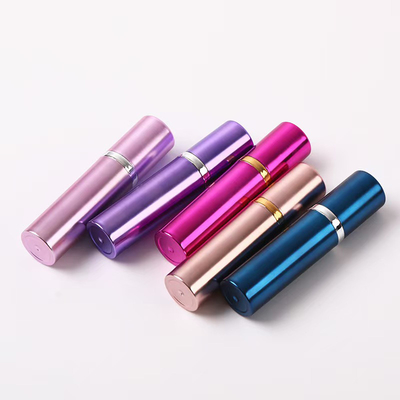 ABS de lujo 5 ml de pluma de perfume con bomba de pulverización con relleno superior de colores personalizados