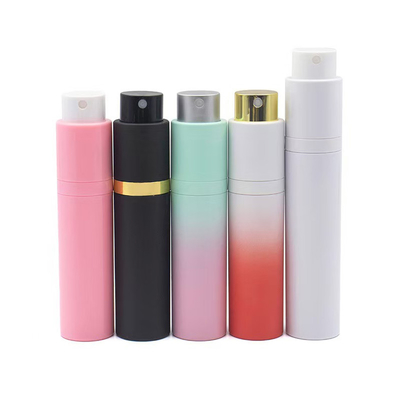 Bolígrafo portátil 10ML 15ML y 20ML de pulverización vacía para perfumes de colores personalizados con gradiente