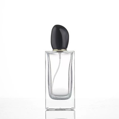 Hotsale 50ML &amp; 100ML botella de sprayer de vidrio para el perfume cuadrados vacíos contenedor de perfumería