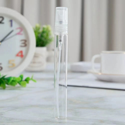 2ML 3ML 5ML y 10ML Vidrio vacío para la fumigación de perfumes Contenedor de muestras con pulverizador de plástico