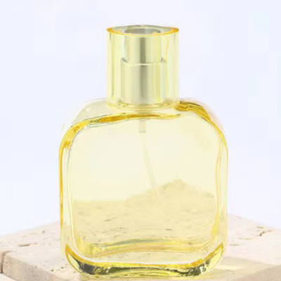 Botella de perfume de vidrio colorido de 30 ml con pulverizador conjunto completo embalaje vacío para perfumería