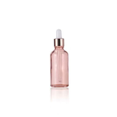 Botella de aceite esencial de vidrio rosa de 10 ml a 100 ml