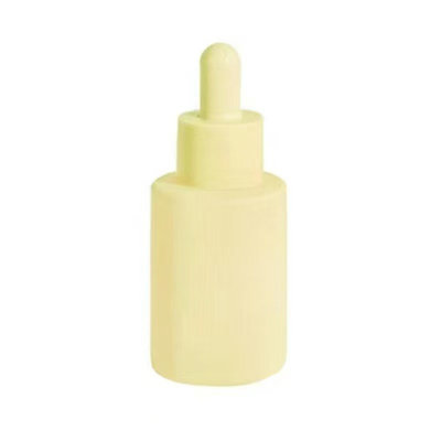 Botella de aceite esencial de vidrio de hombro plano de 20 ml, 30 ml y 50 ml personalizada con tapa de goteo