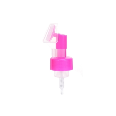 Bomba de espuma de plástico de 42 mm personalizada con cepillo de silicona para limpieza