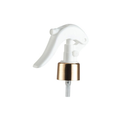 Diseño de botón normal 24/410 Mini pulverizador de disparo de plástico utilizado para la limpieza de botellas