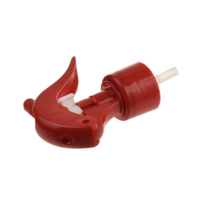 Color rojo 24/410 Mini pulverizador de disparo de plástico con soporte de diseño de clip de personalización