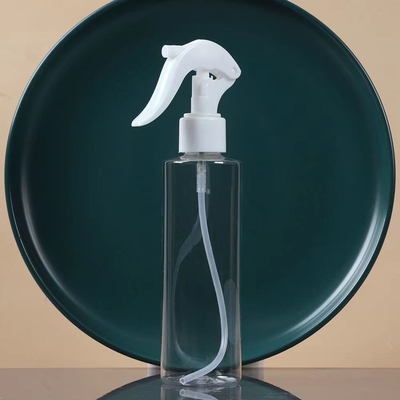 Botella de plástico transparente de 30 ml soporte de personalización coincidencia con el pulverizador de disparo