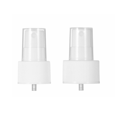 Espray de niebla nasal blanco transparente 18/410 aplicación en varias botellas para el cuidado de la piel