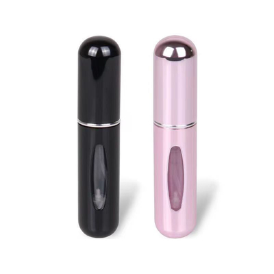 Botella de pulverización de pluma de aluminio portátil de 8 ml y 12 ml para perfume