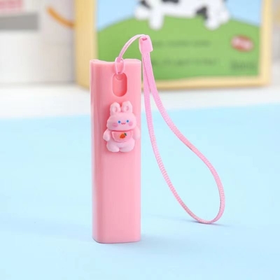 Hotsale Espray portátil de perfumes Pluma de plástico Contenedor vacío con corbata