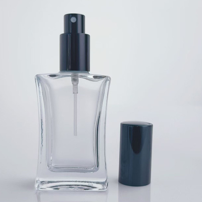 Venta al por mayor 20ML 30ML y 50ML Botella de perfume de vidrio cuadrado Embalaje vacío